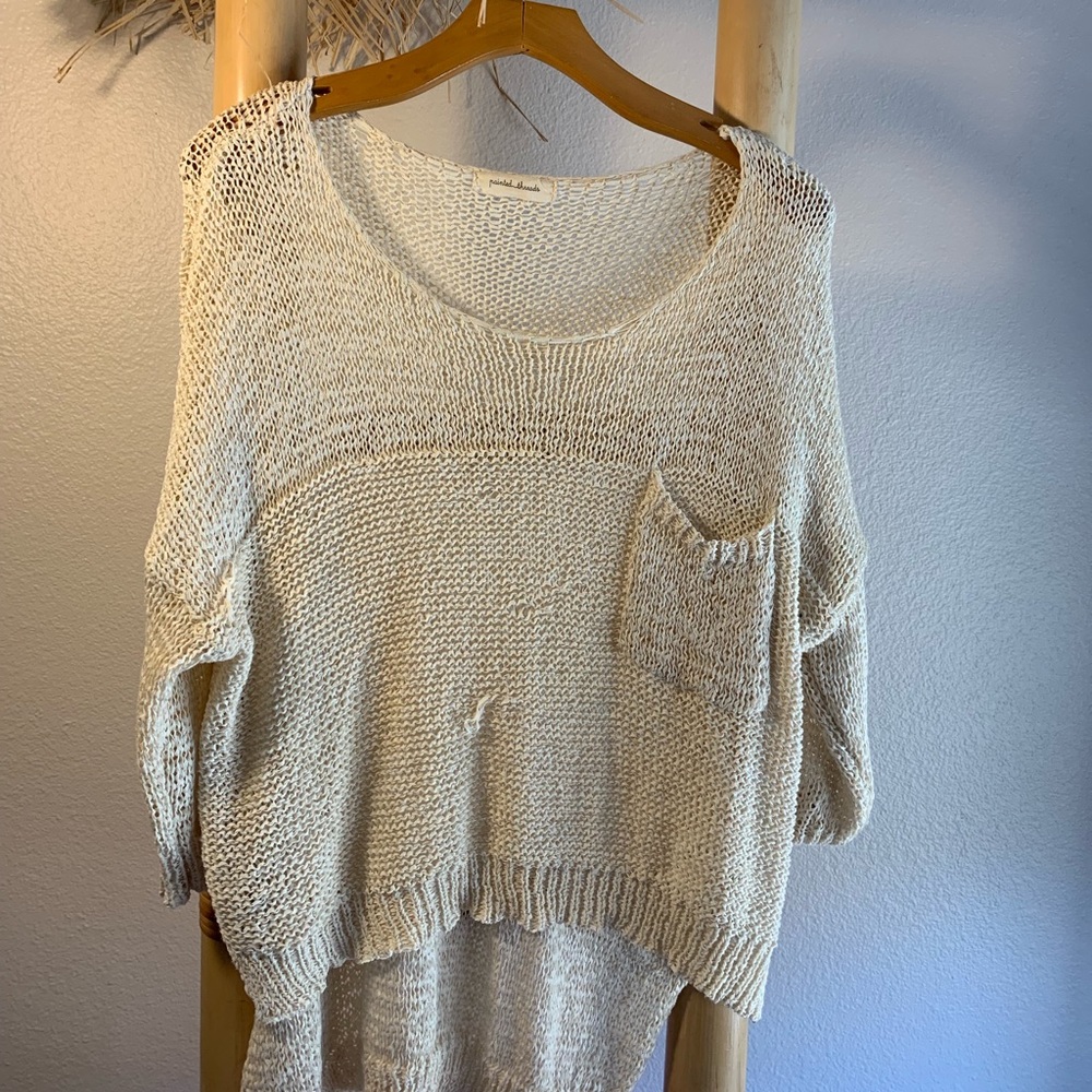 Beige beach cover up